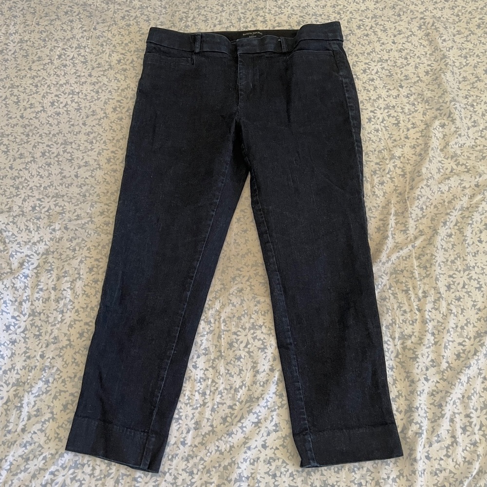 Banana Republic Sloan Fit Denim Dress Pants